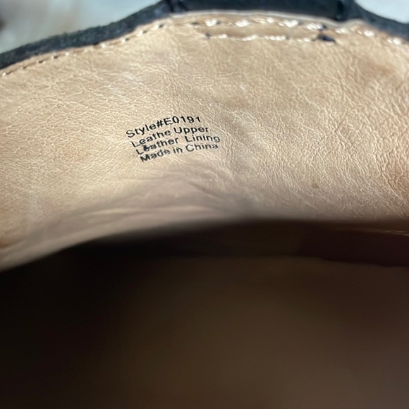 Madewell Black Leather Billie Ankle Boots Size 6.5 - Picture 6 of 8